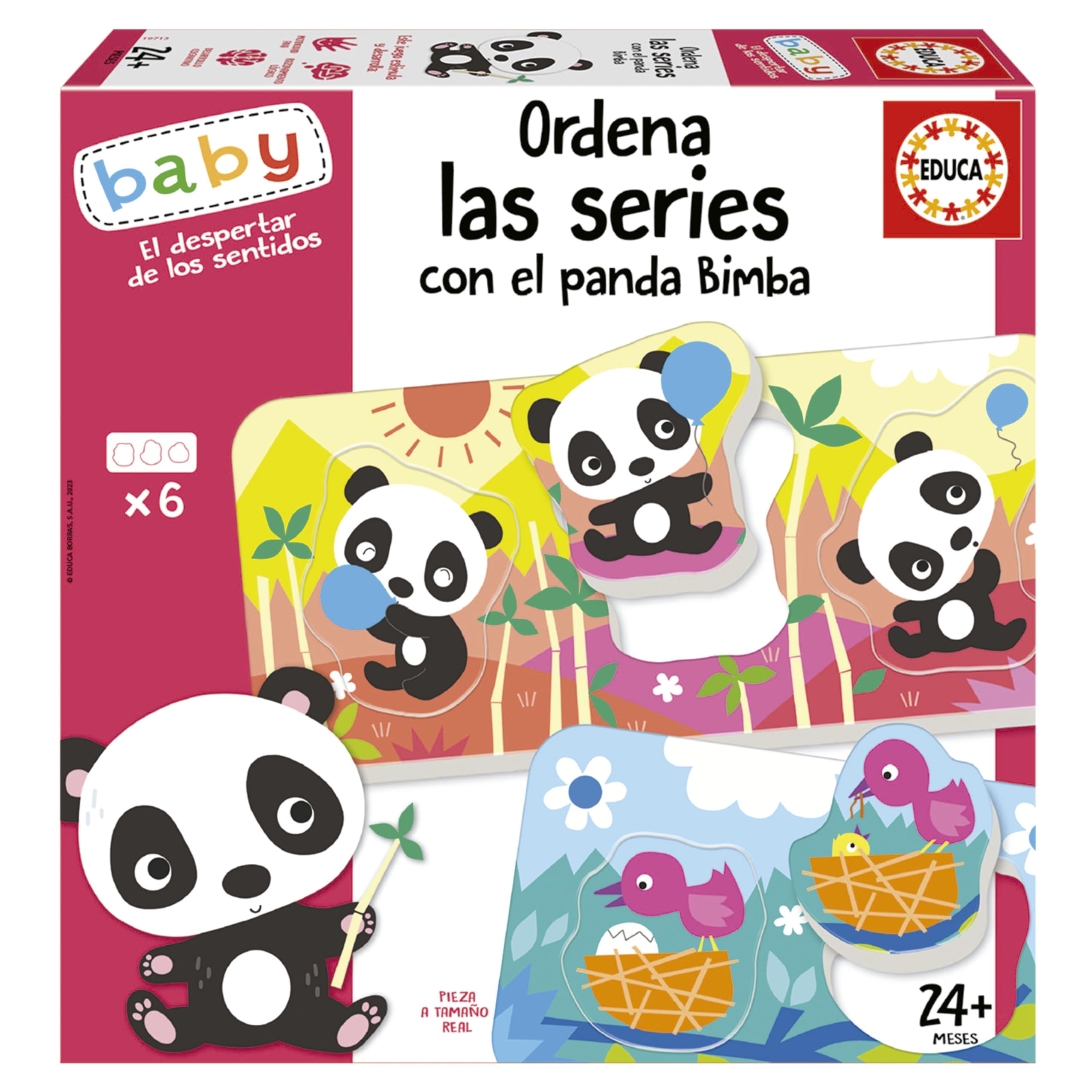 educa-bimba-panda-sortierspiel-lernspiel-6-teile-ab-24-monaten image 1