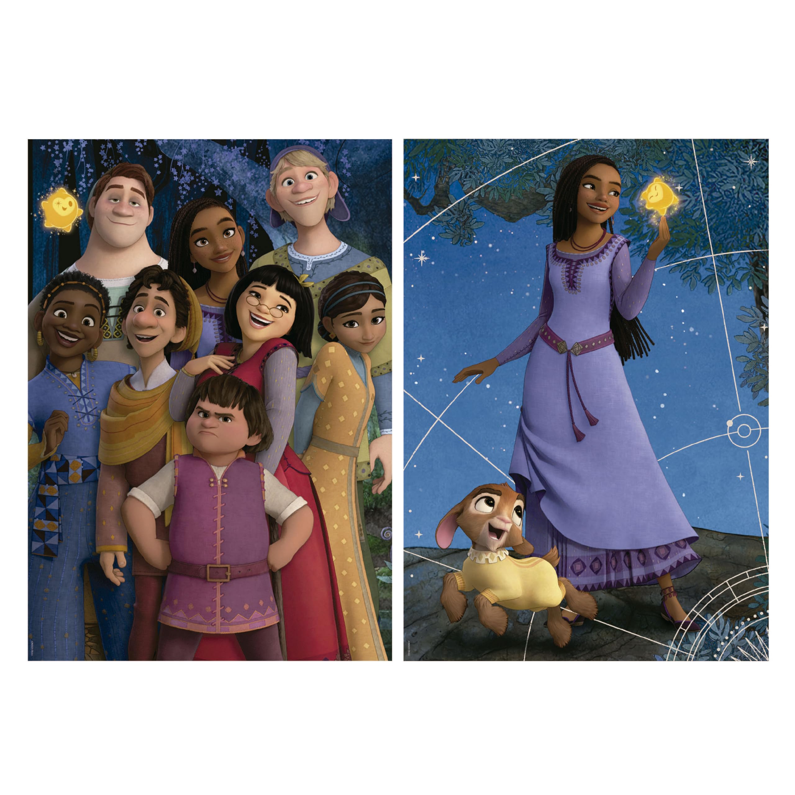 educa-disney-wish-puzzle-2x100-teile-ab-6-jahren image 2