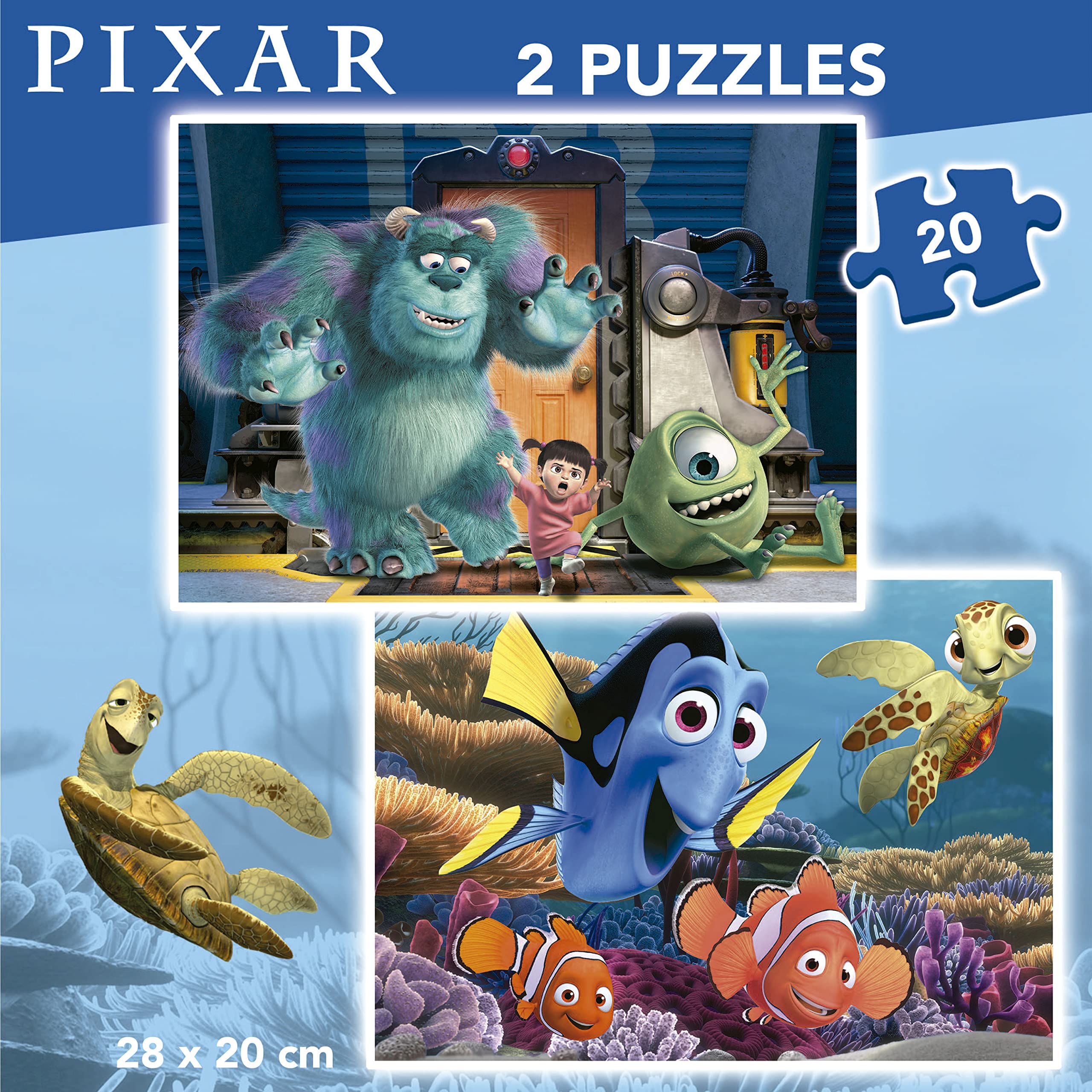educa-19673-pixar-puzzle-2x20-teile-nemo-ab-3-jahren image 3