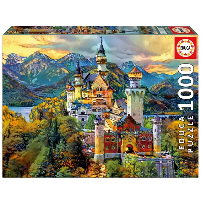 educa-schloss-neuschwanstein-puzzle-1000-teile-ab-14-jahren image 1