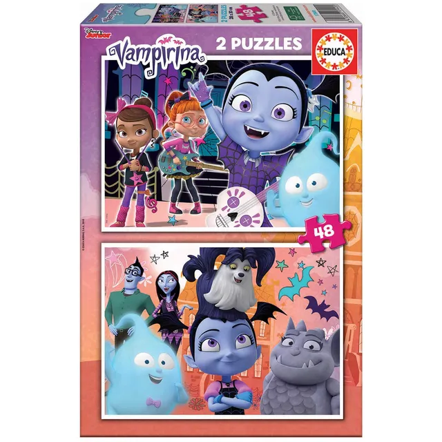 educa-vampirina-puzzle-2x48-teile-kinder-ab-4-jahren image 1