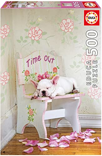educa-16734-taking-time-out-welpe-puzzle-500-teile image 3