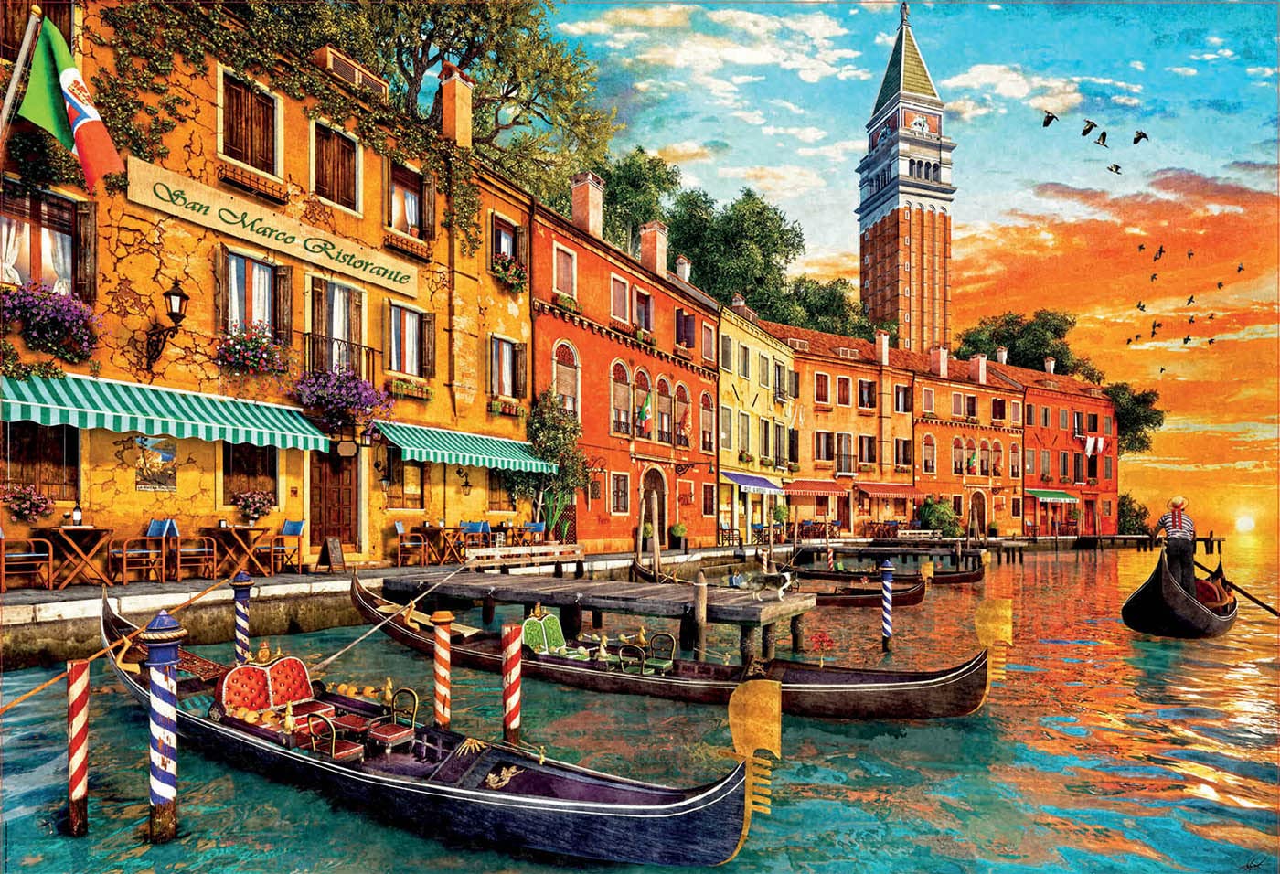 educa-19286-sonnenuntergang-san-marco-puzzle-6000-teile-156x107-cm image 2