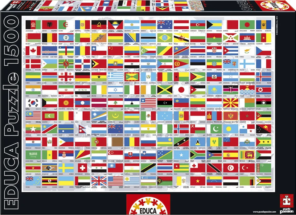 educa-15530-nationalflaggen-puzzle-1500-teile-85x60 image 1