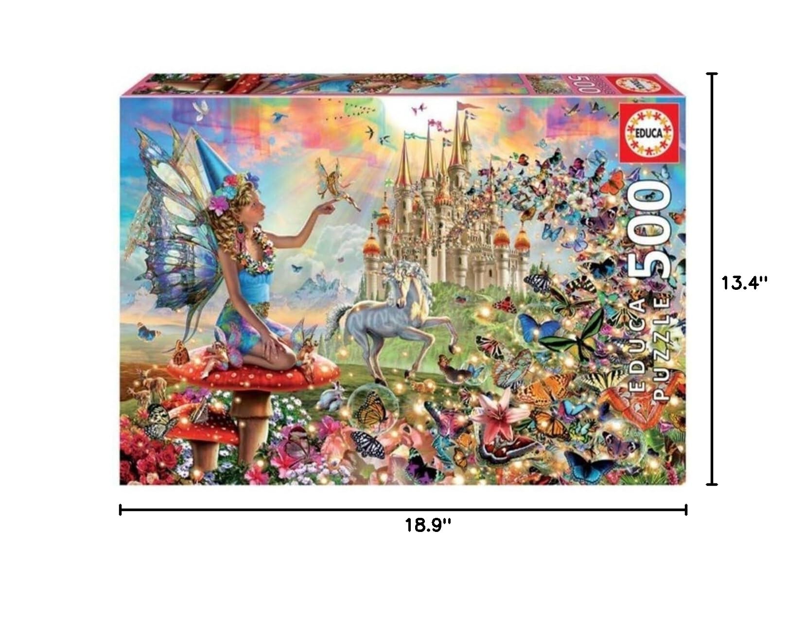 educa-19247-feen-und-schmetterlinge-puzzle-500-teile-fantasy image 5