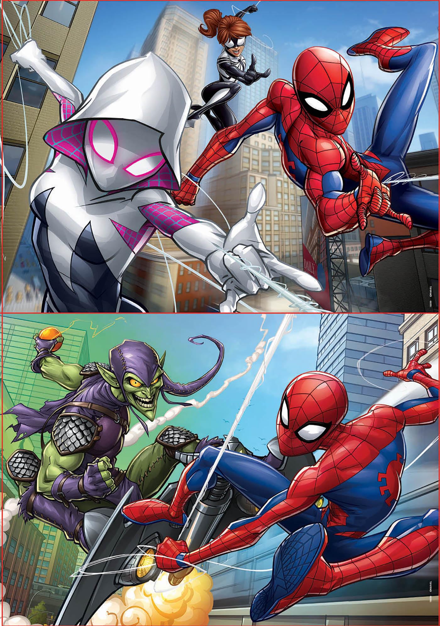 educa-spider-man-18099-puzzle-2x48-teile-ab-4-jahren image 2