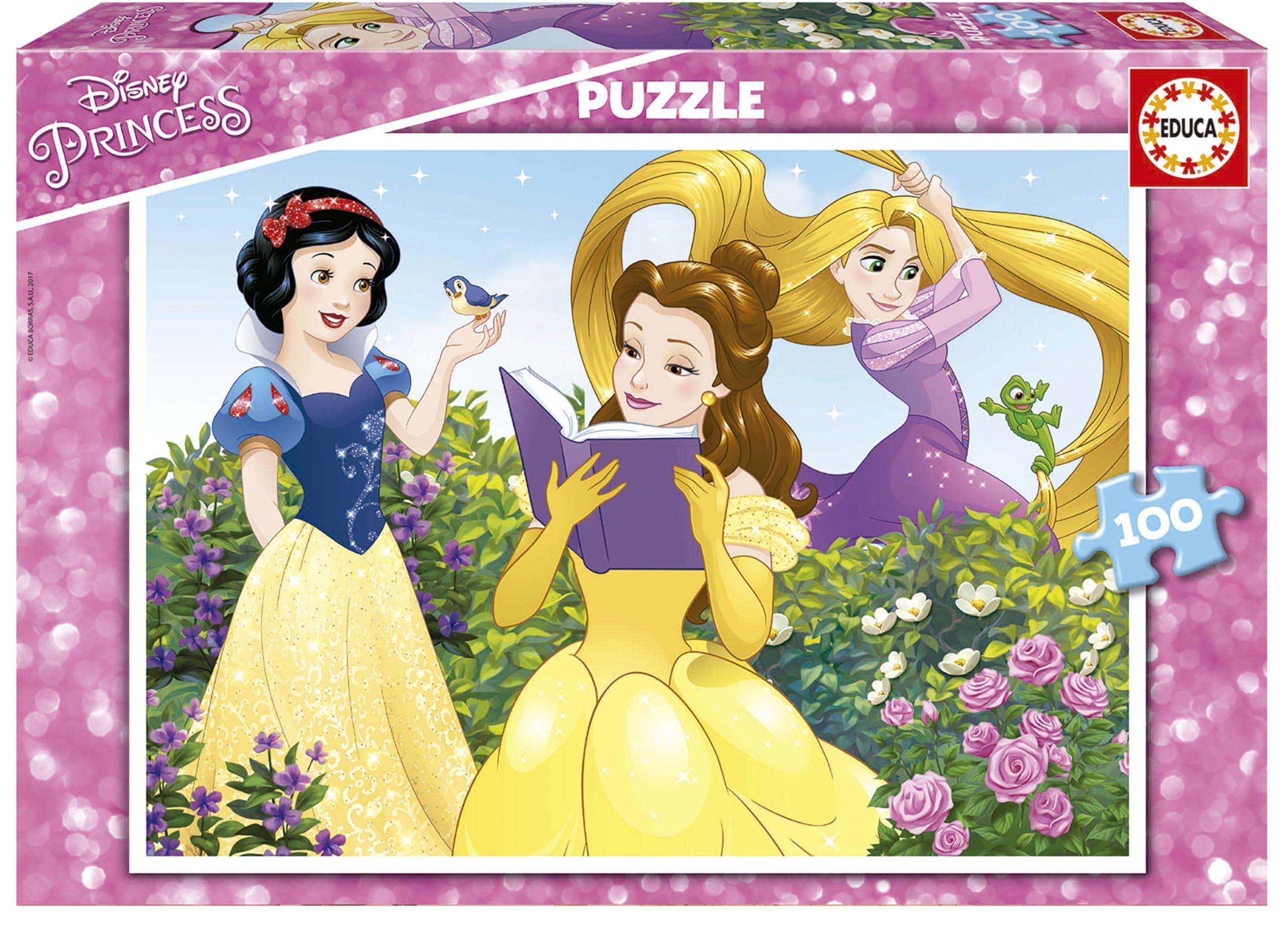 educa-17167-disney-prinzessinnen-puzzle-100-teile-ab-6-j image 1