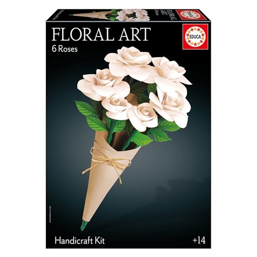 educa-floral-art-bastelset-wei-e-rosen-12-rosen image 7
