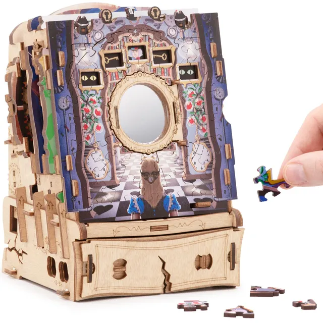 idventure-cluepuzzle-wonderbox-of-alice-holzpuzzle-r-tselbox-basisspiel image 1