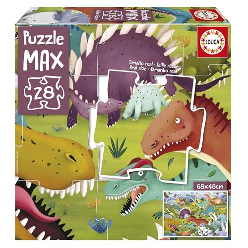 educa-puzzle-max-dinosaurier-kinderpuzzle-28-teile-xxl-ab-3-jahren image 8