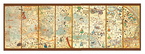 educa-16355-weltkarte-von-1375-puzzle-3000-teile-panorama image 2
