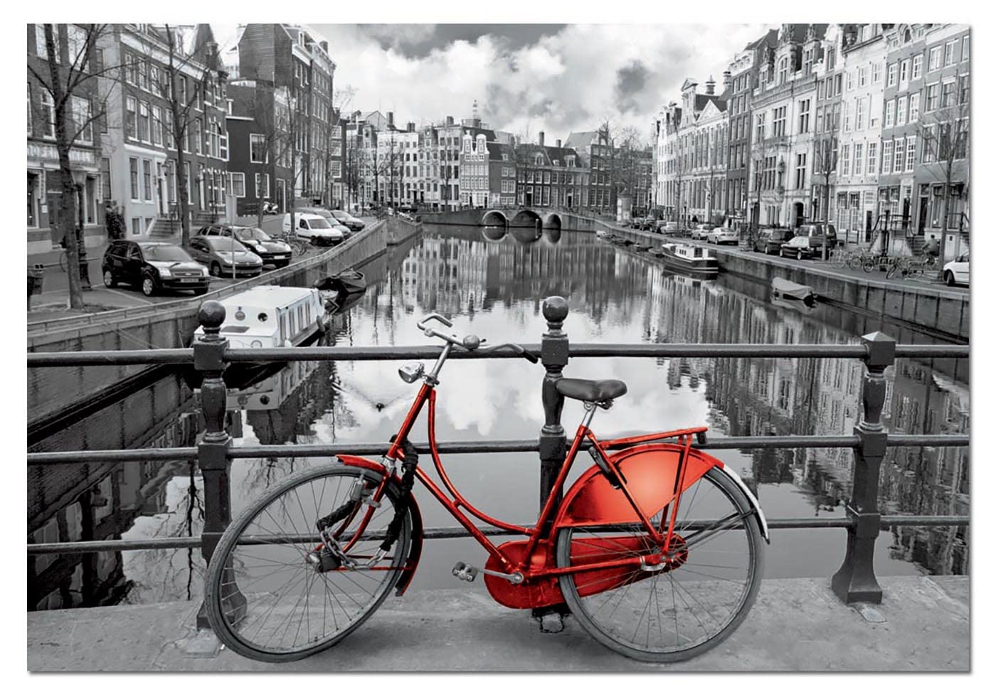 educa-fahrrad-in-amsterdam-14846-puzzle-1000-teile-holland image 2