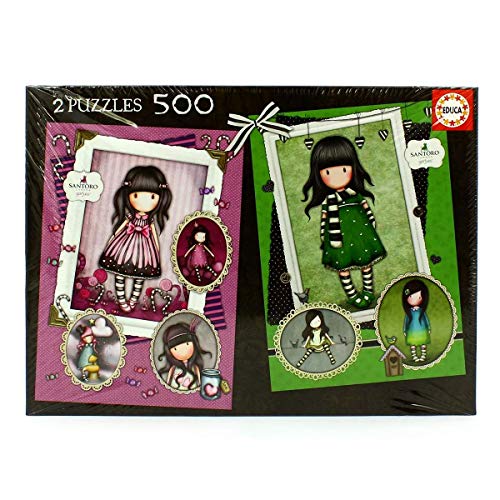 educa-santoro-gorjuss-puzzle-2x500-teile-sugar-and-spice-scarf image 4