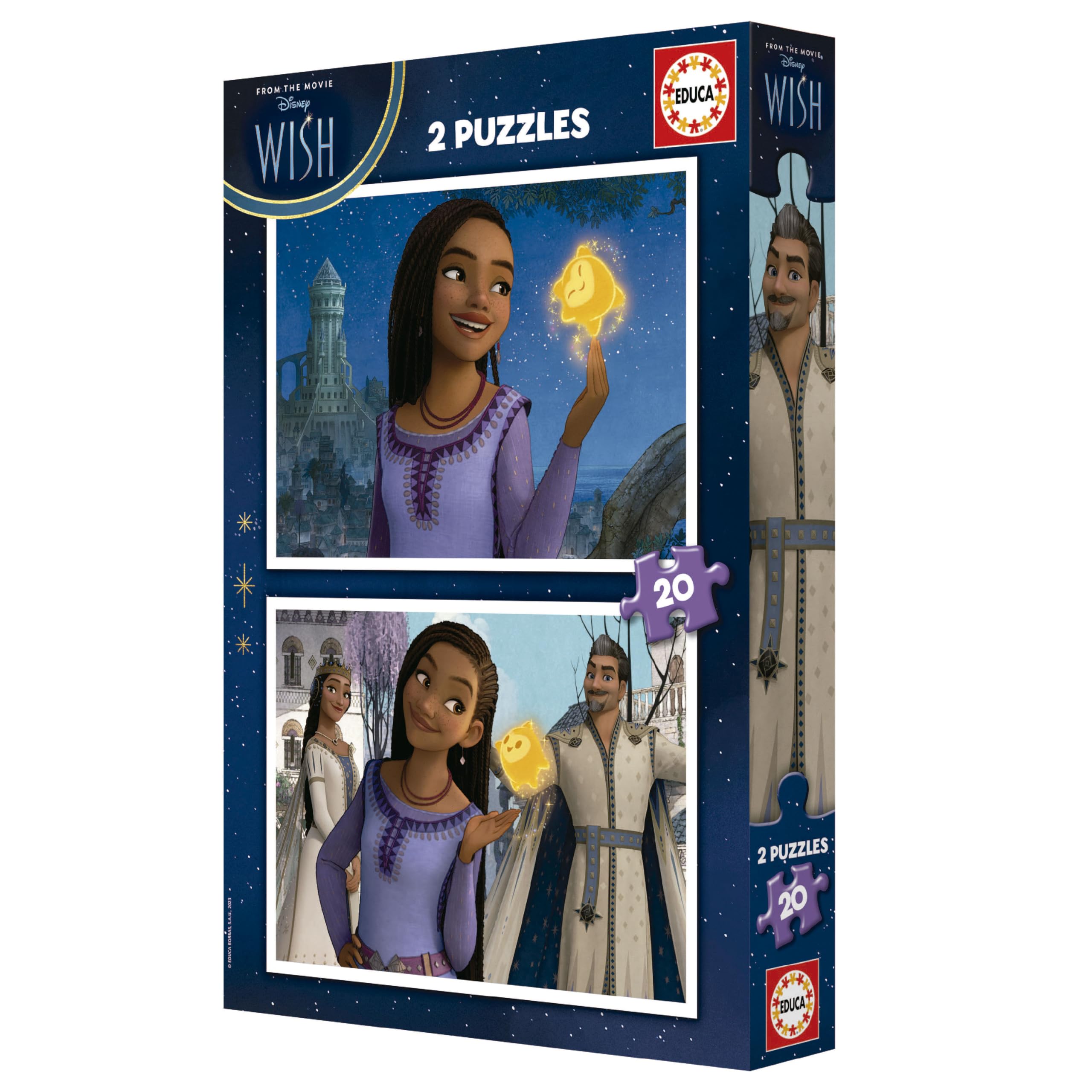 educa-disney-wish-19740-puzzle-2x20-teile-ab-3-jahren image 4