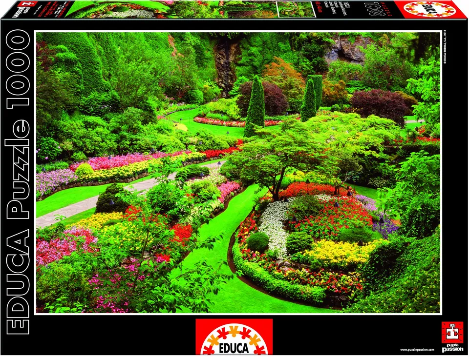 educa-15523-butchart-g-rten-puzzle-1000-teile-kanada image 1