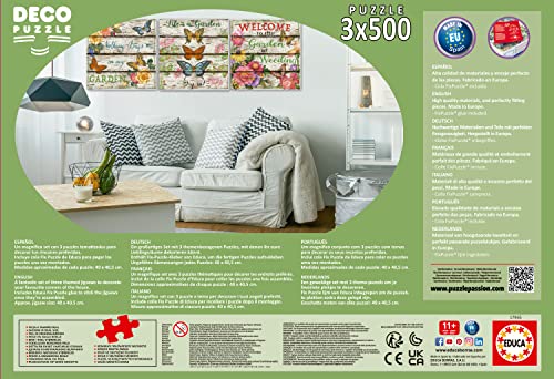 educa-17965-landleben-3x500-teile-puzzleset-nostalgie-garten image 8