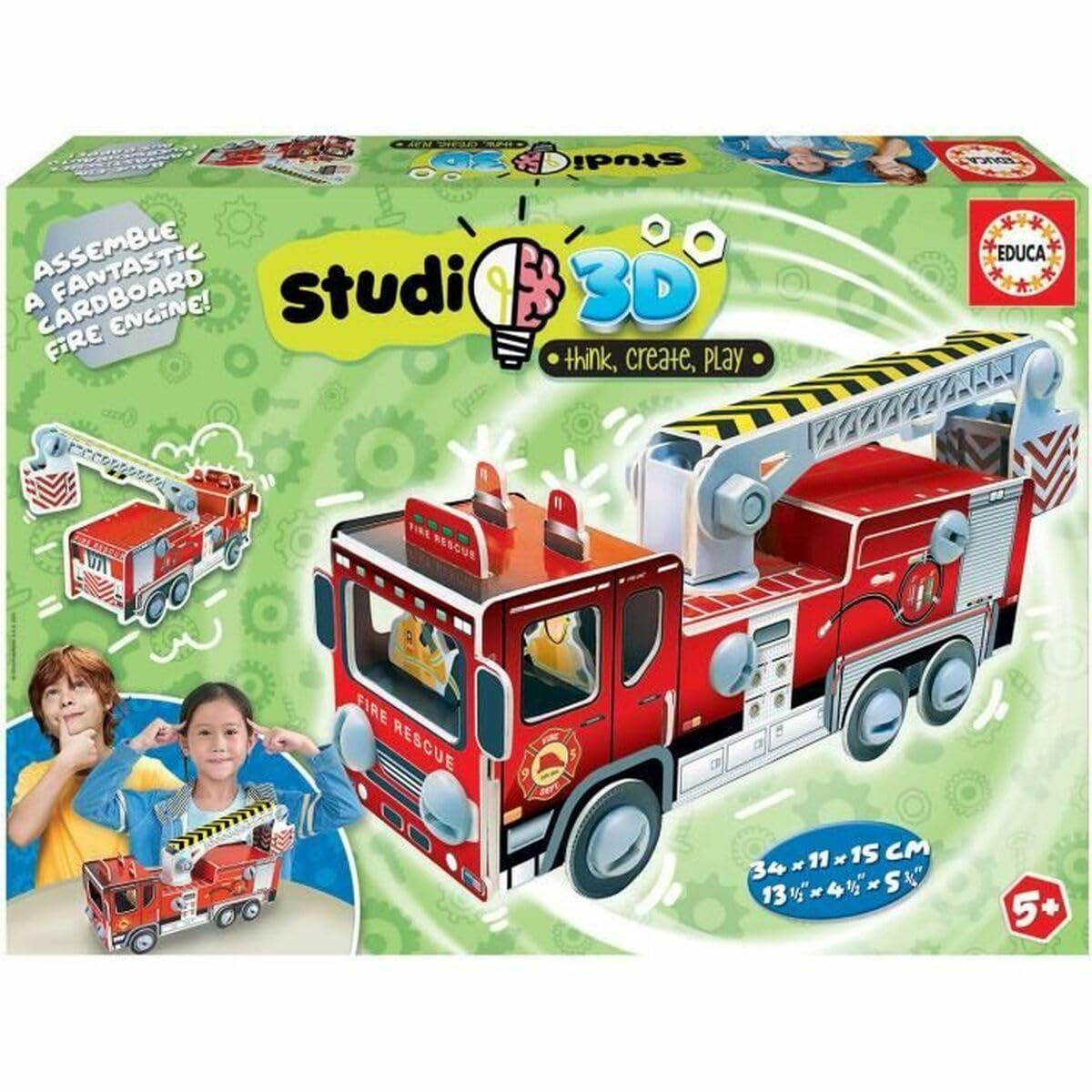 educa-studio-3d-feuerwehr-bausatz-3d-puzzle-ab-5-jahren image 1