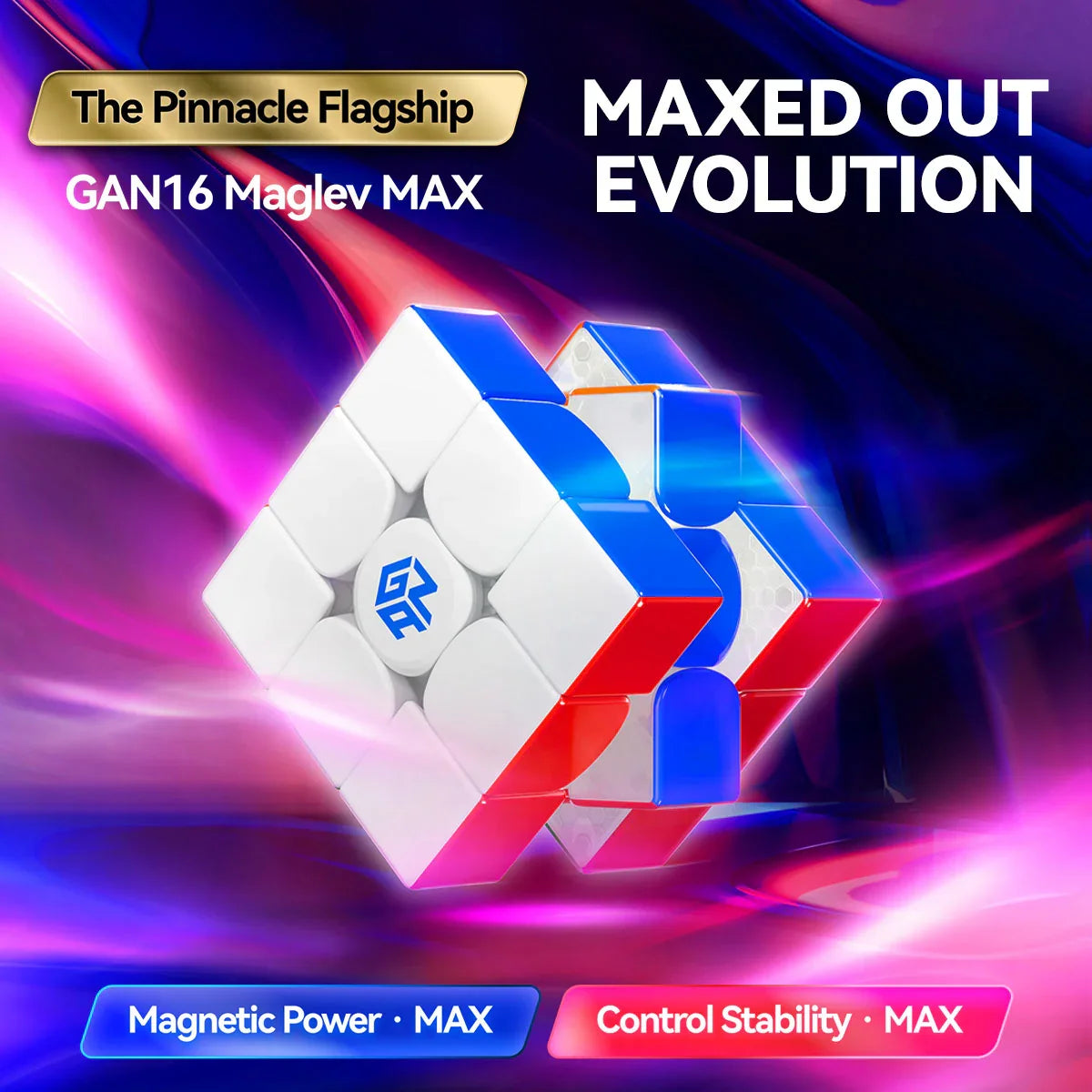 gan-16-maglev-max-3x3-speed-cube-magnetisch-uv-coated-profi image 4