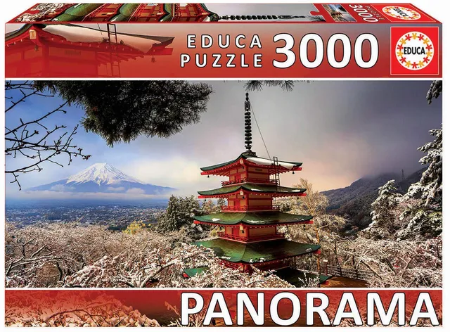 educa-chureito-pagoda-18013-puzzle-3000-teile-japan image 1
