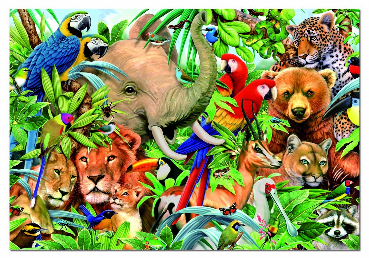 educa-14804-tierwelt-puzzle-500-teile-tiermotiv image 2