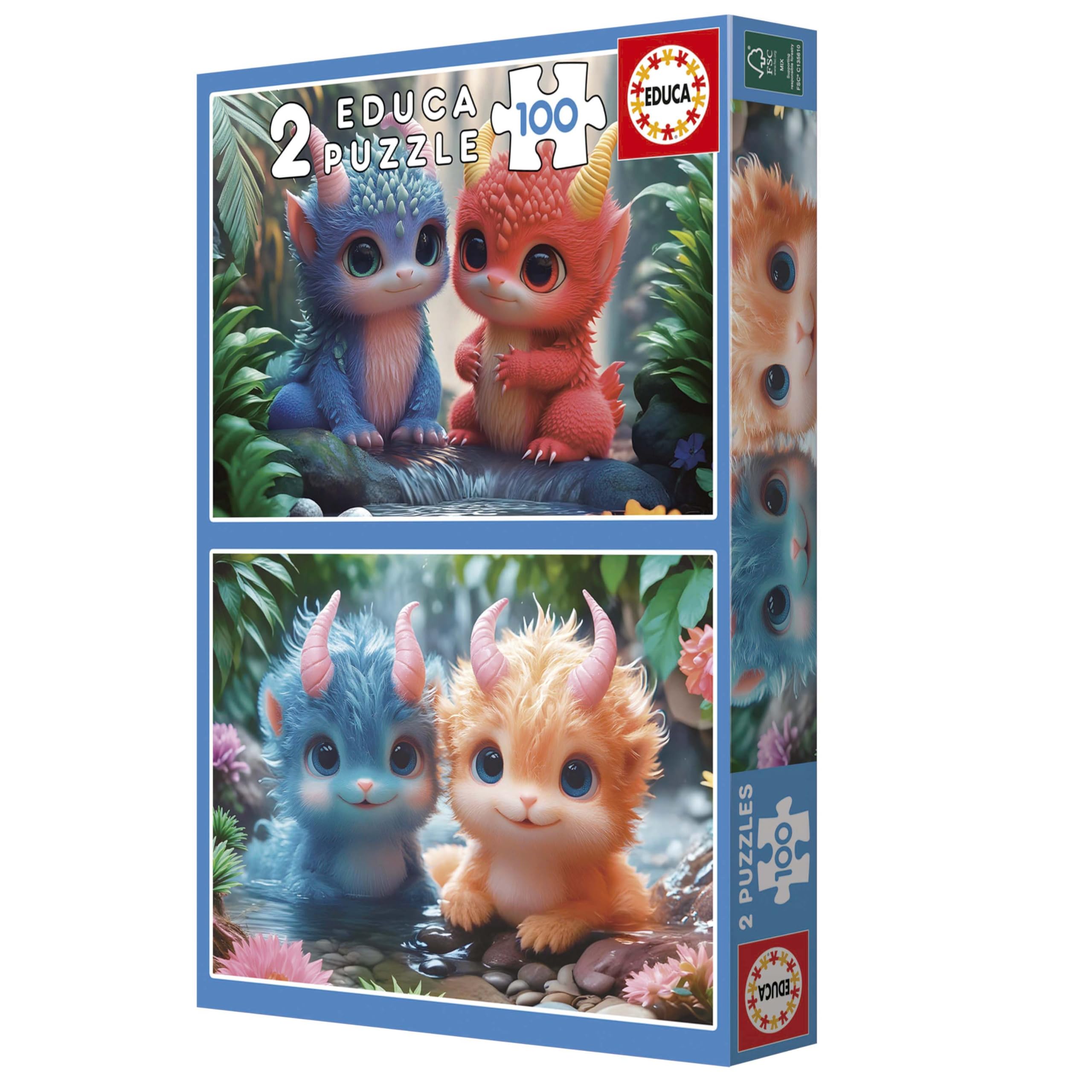 educa-entz-ckende-monster-kinderpuzzle-2x100-teile-ab-6-jahren image 6