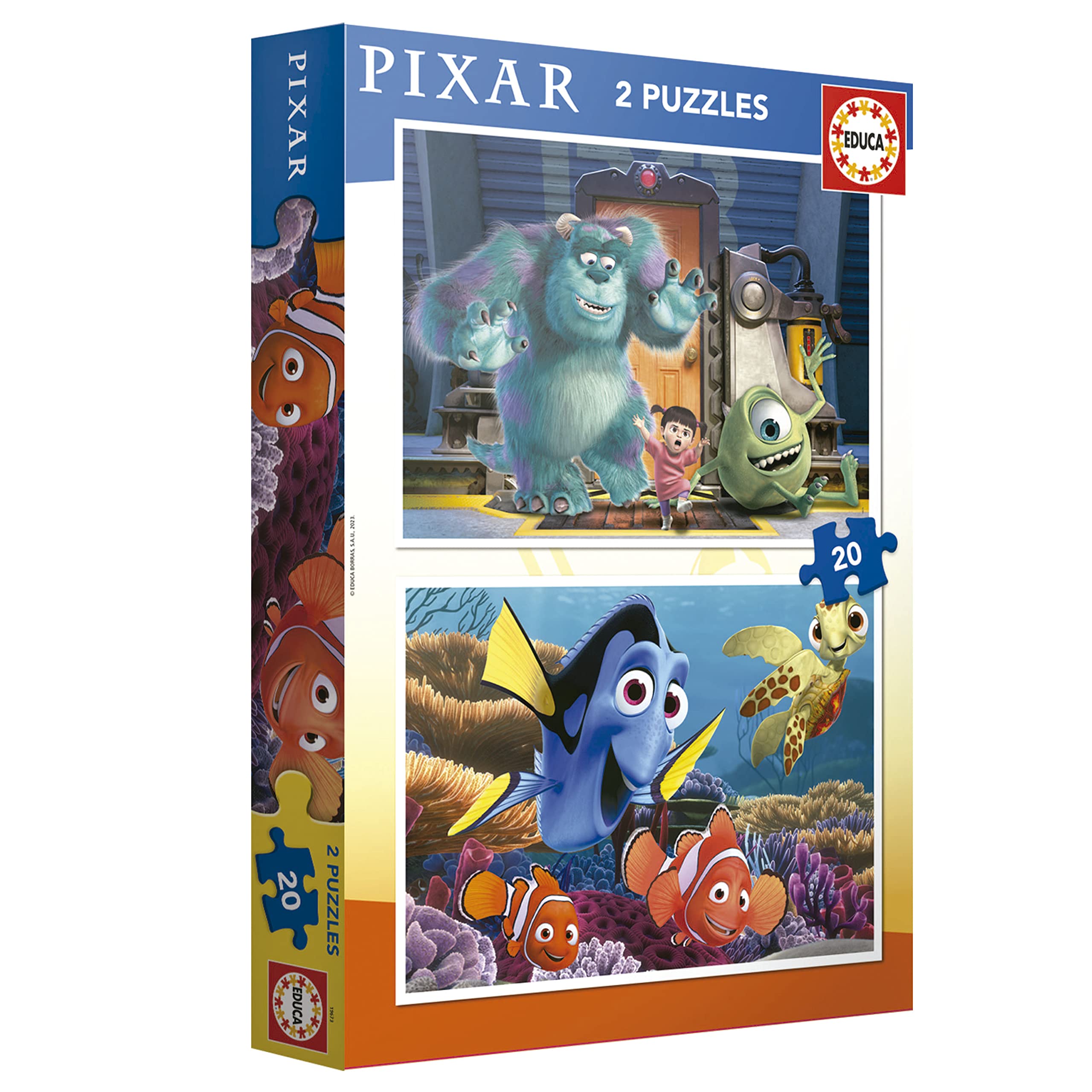 educa-19673-pixar-puzzle-2x20-teile-nemo-ab-3-jahren image 4