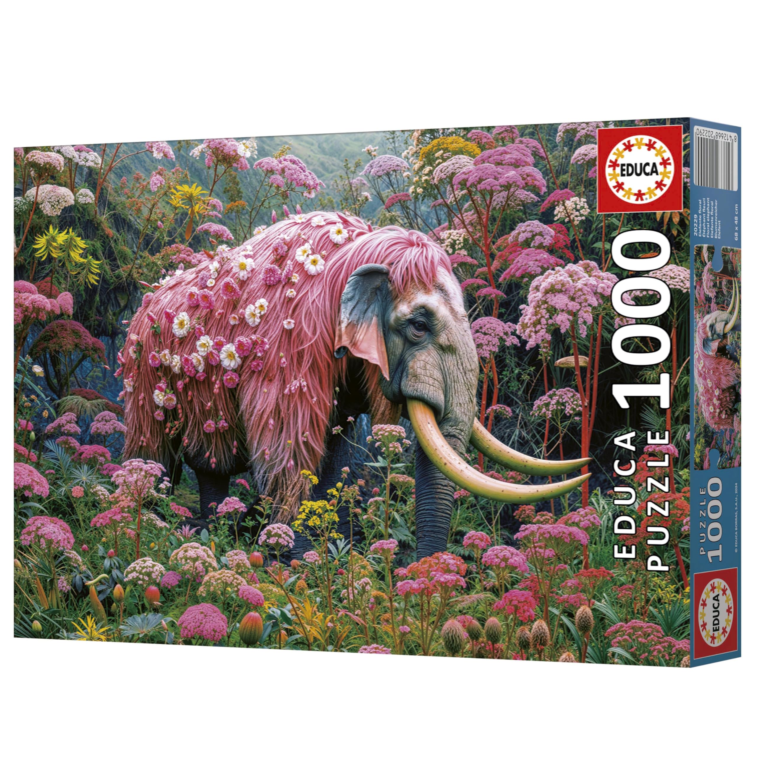 educa-blumenelefant-1000-teile-puzzle-68x48-cm-ab-14-jahren image 5
