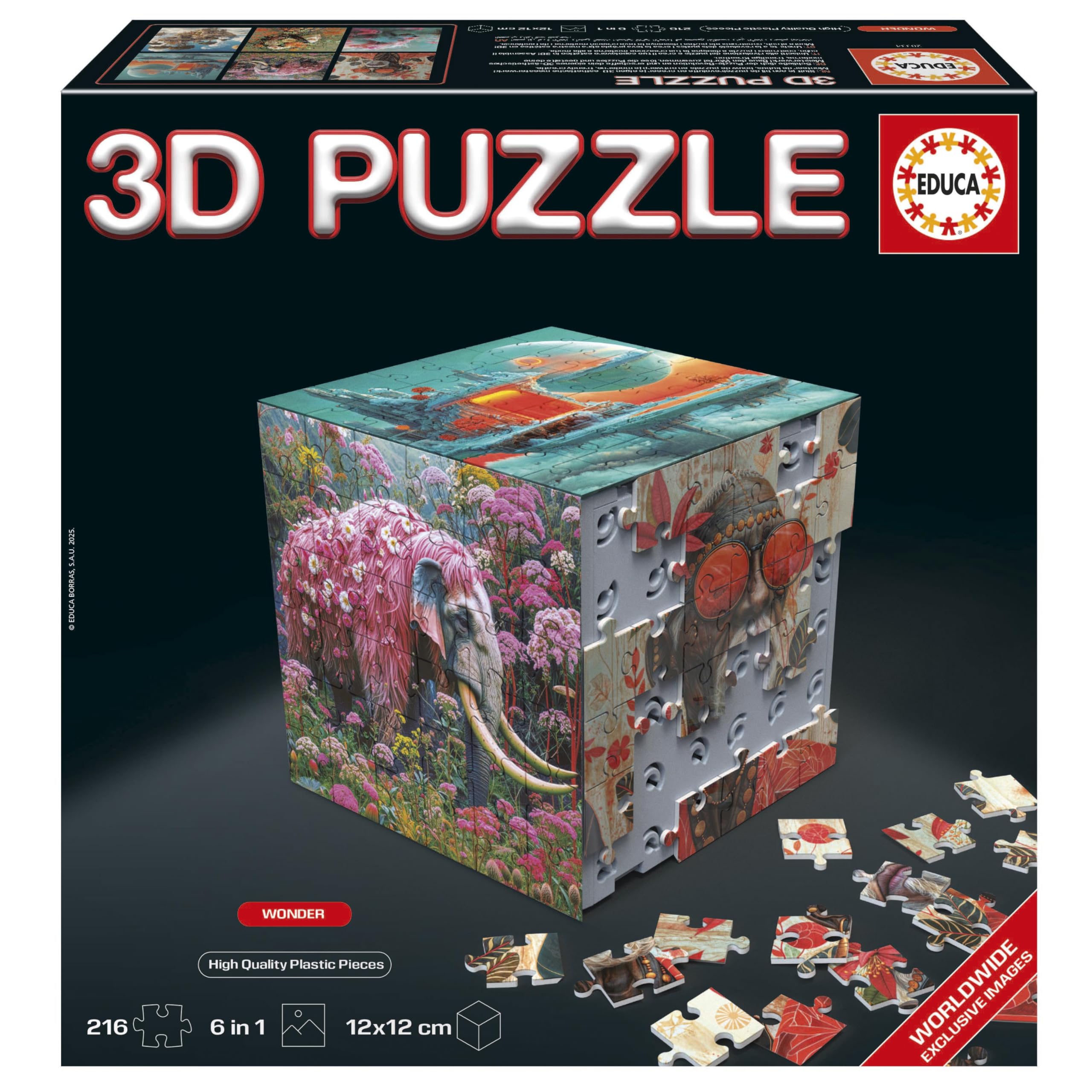 educa-3d-puzzle-wunder-20334-w-rfel-216-teile-ab-8-jahren image 1