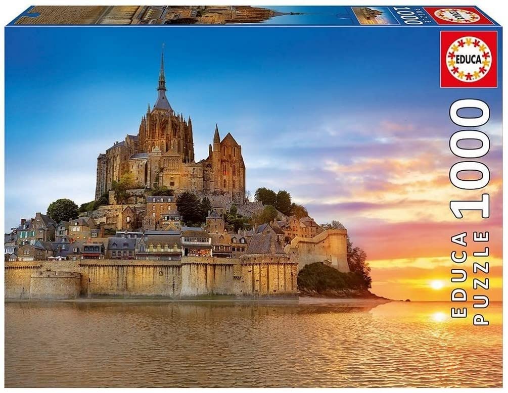 educa-17665-mont-saint-michel-puzzle-1000-teile-frankreich image 1