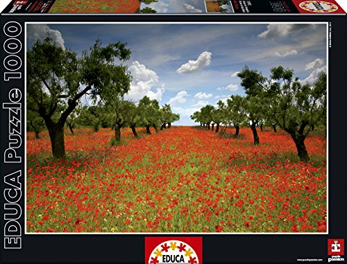 educa-15992-mohnfeld-puzzle-1000-teile-landschaft image 3