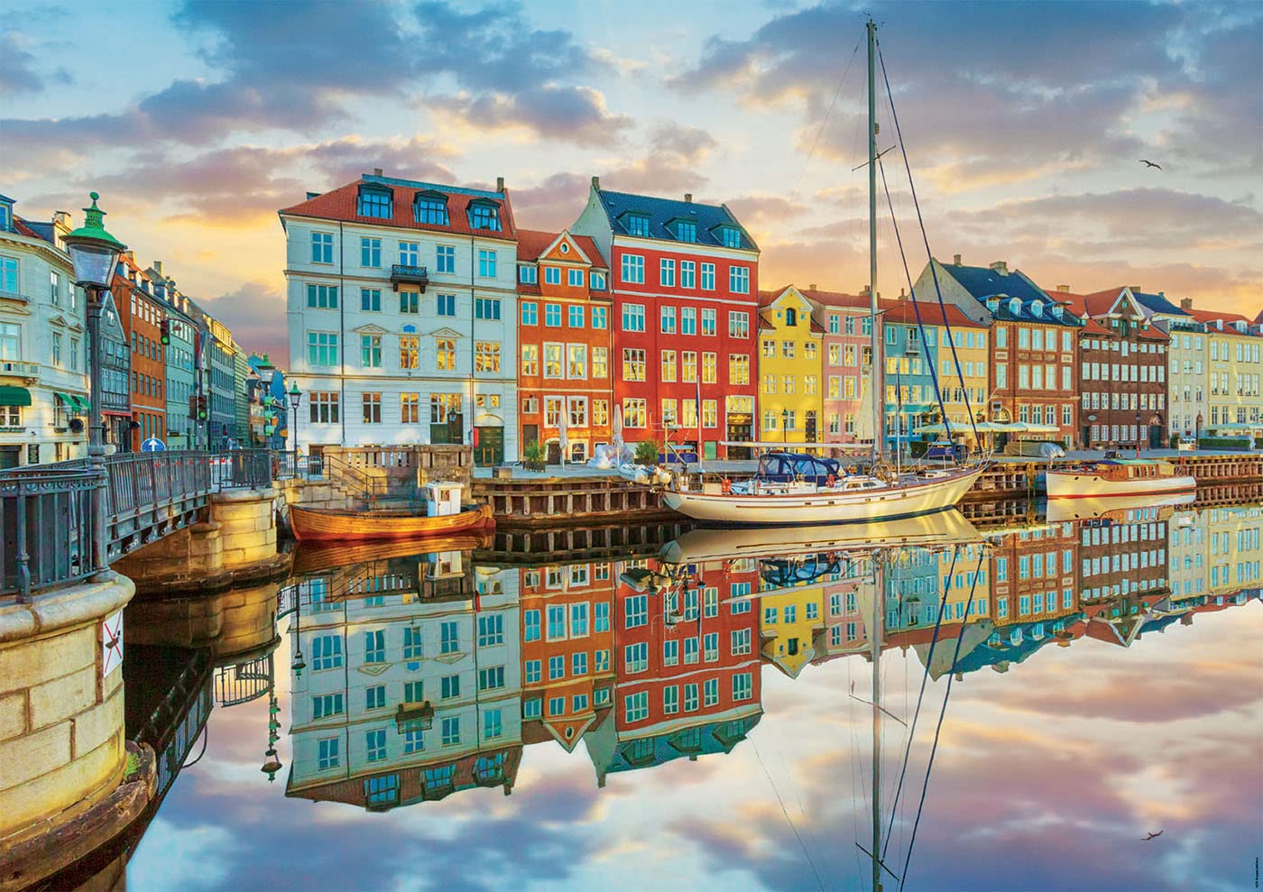educa-19278-kopenhagener-hafen-puzzle-2000-teile-sonnenuntergang image 2