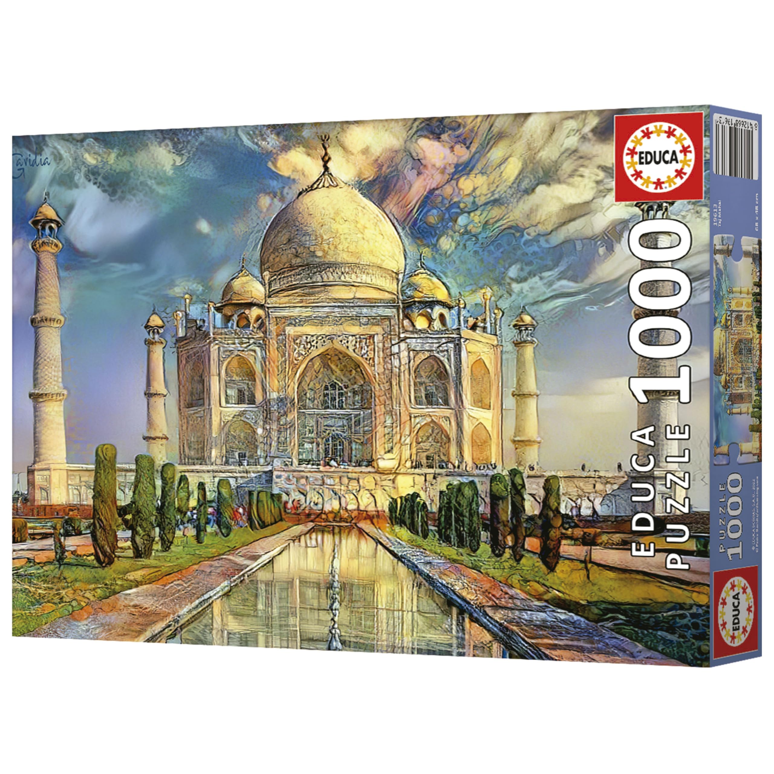 educa-19613-taj-mahal-puzzle-1000-teile-68x48-indien image 6
