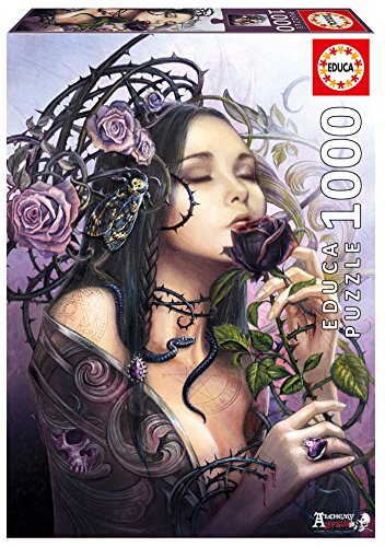 educa-the-midnight-rose-puzzle-1000-teile-alchemy-gothic image 2