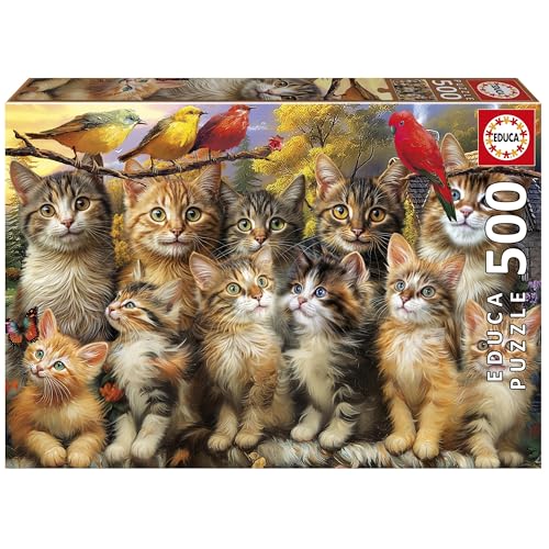 educa-20241-puzzle-500-teile-k-tzchen-und-v-gel-ab-11-jahren image 6