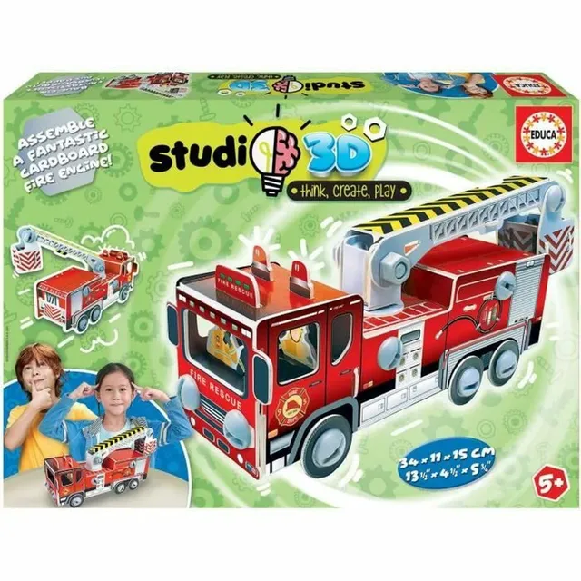 educa-studio-3d-feuerwehr-bausatz-3d-puzzle-ab-5-jahren image 1