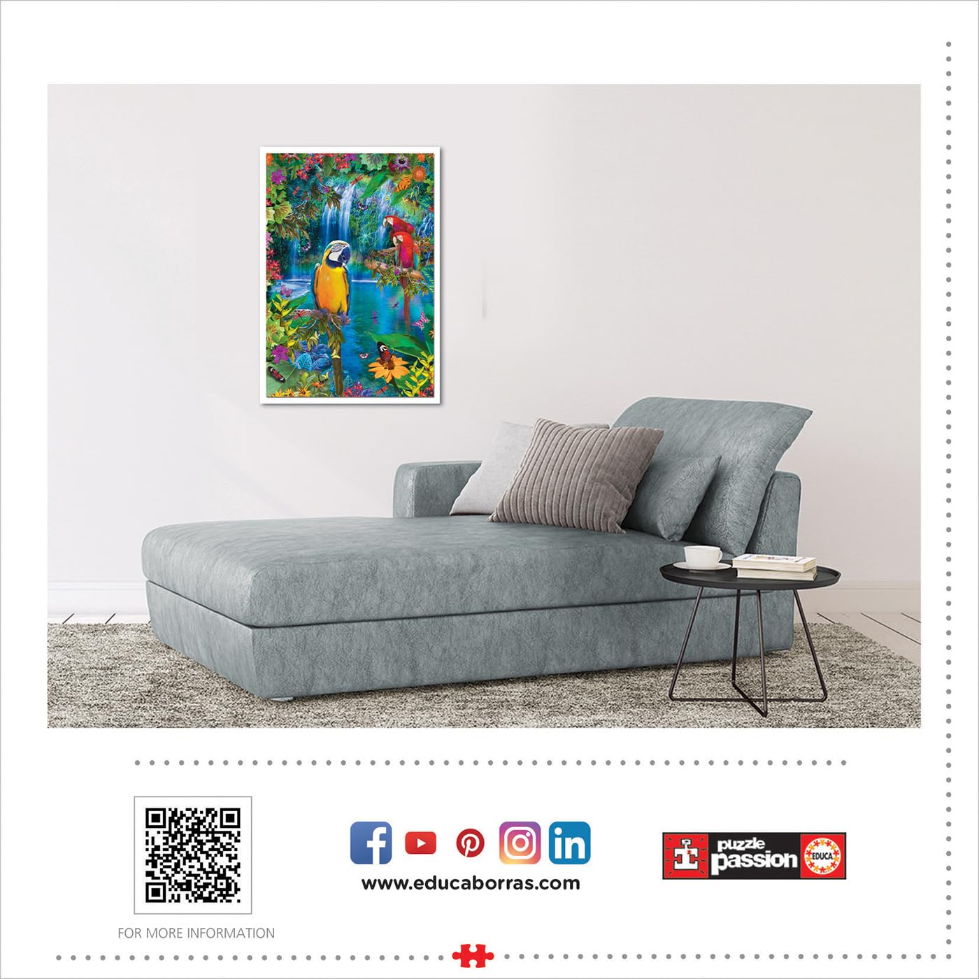 educa-v-gel-in-den-tropen-15512-puzzle-500-teile image 3