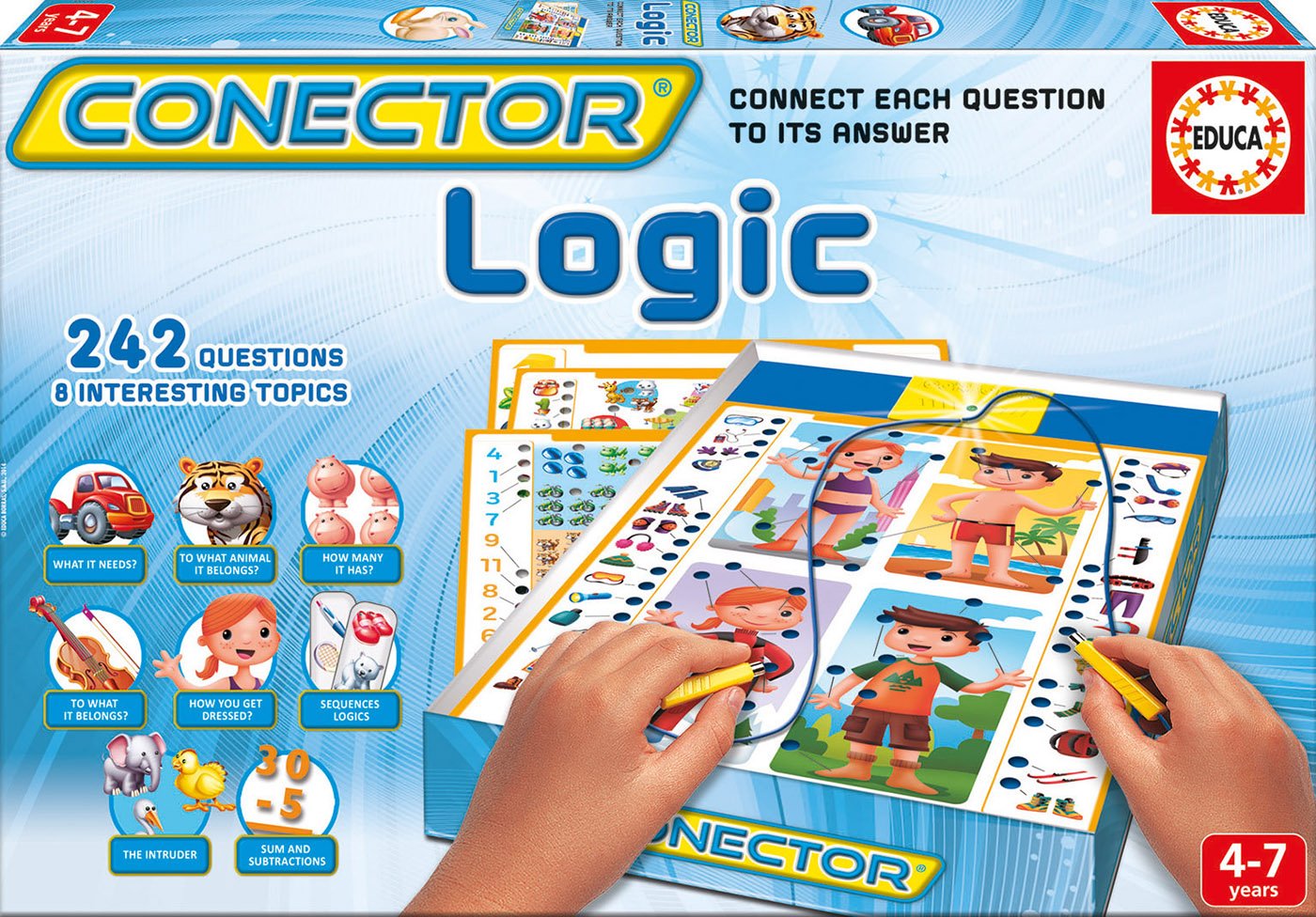 educa-conector-logic-16422-lernspiel-logik-mit-242-fragen image 1