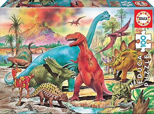 educa-kinderpuzzle-dinosaurier-100-teile-t-rex-ab-6-jahren image 5