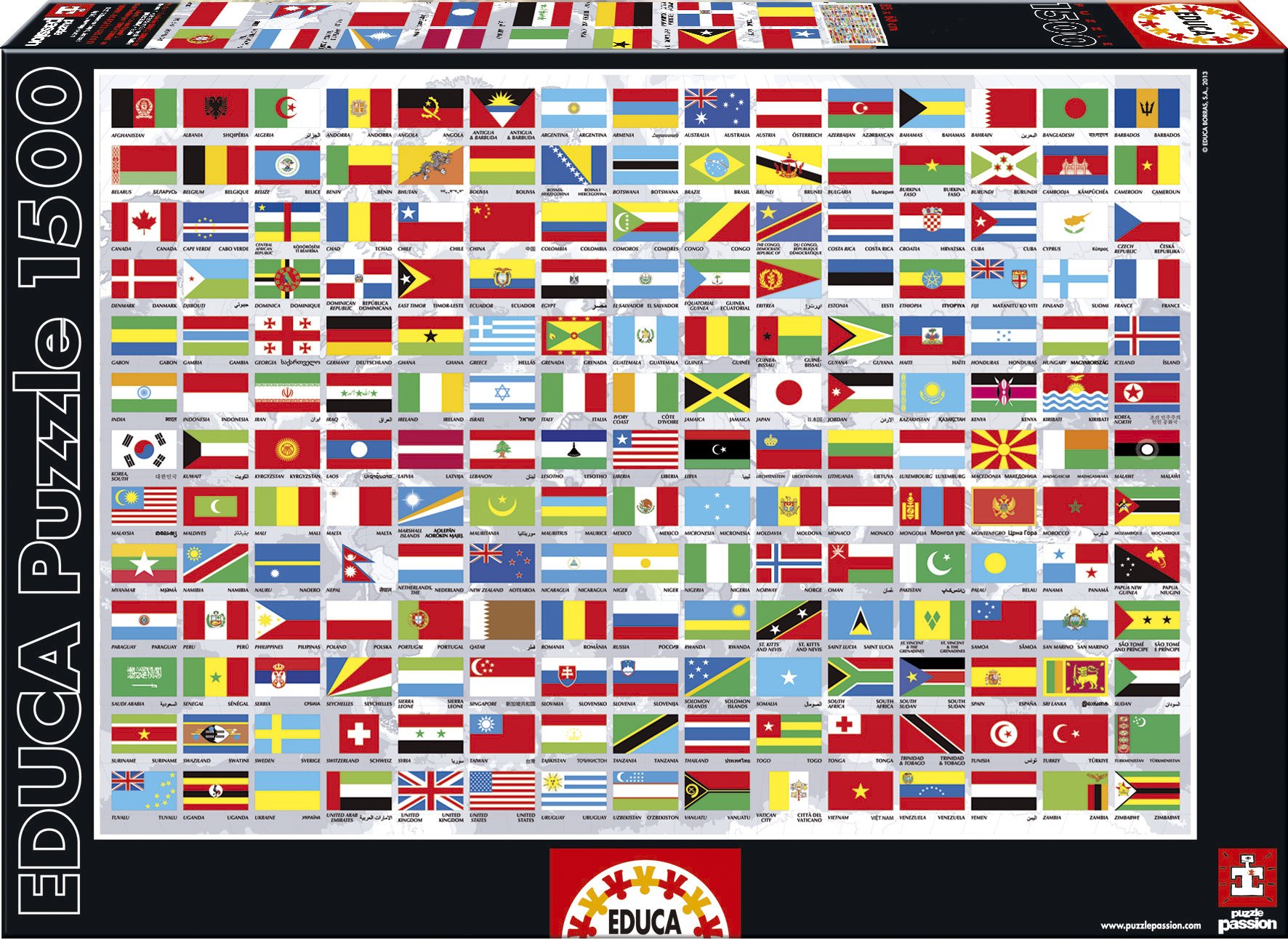 educa-15530-nationalflaggen-puzzle-1500-teile-85x60 image 1