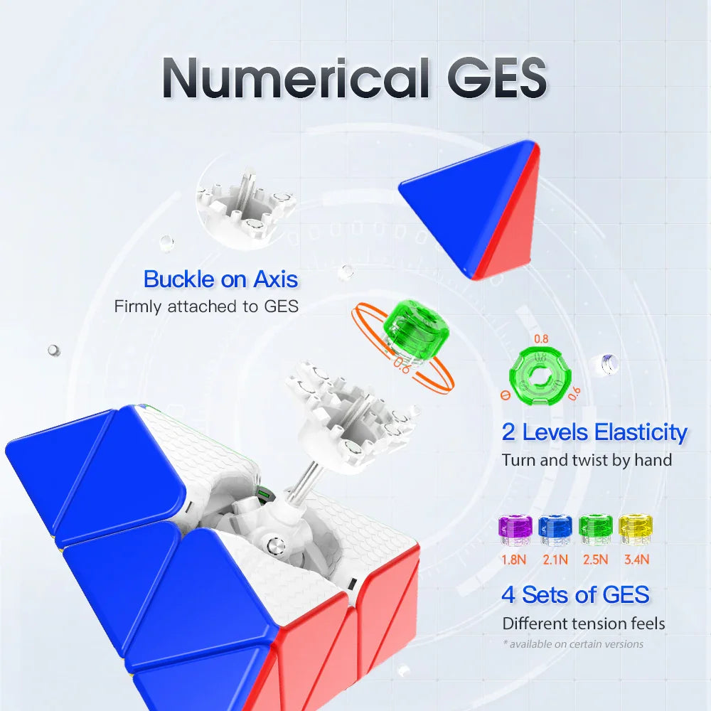 gan-pyraminx-m-speed-cube-magnetisch-64-g-pyramide image 4