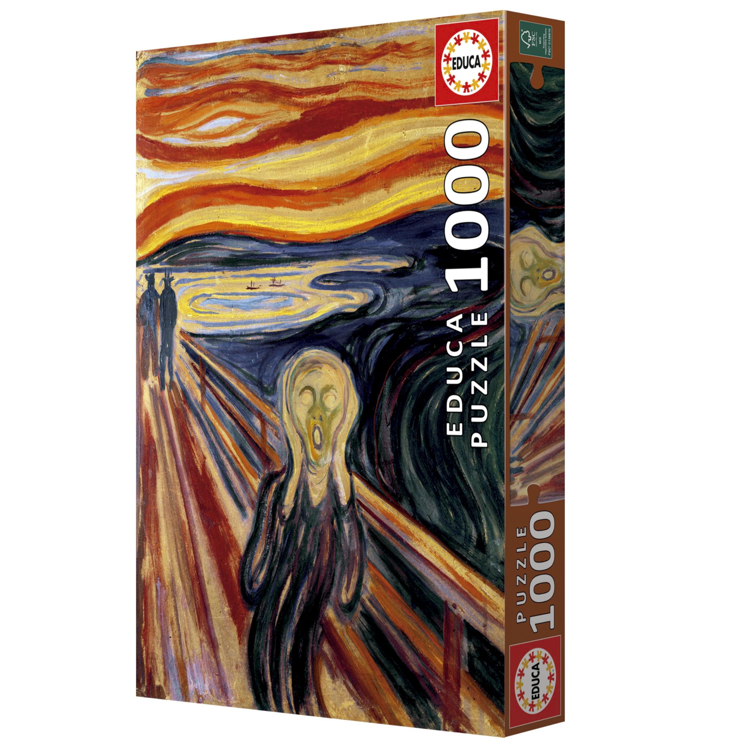 educa-20308-der-schrei-puzzle-1000-teile-munch-kunst image 5