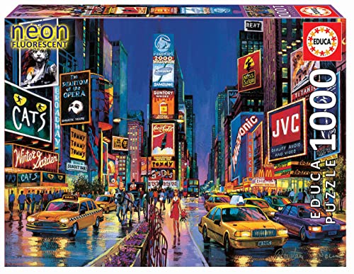 educa-neon-times-square-13047-puzzle-1000-teile image 6