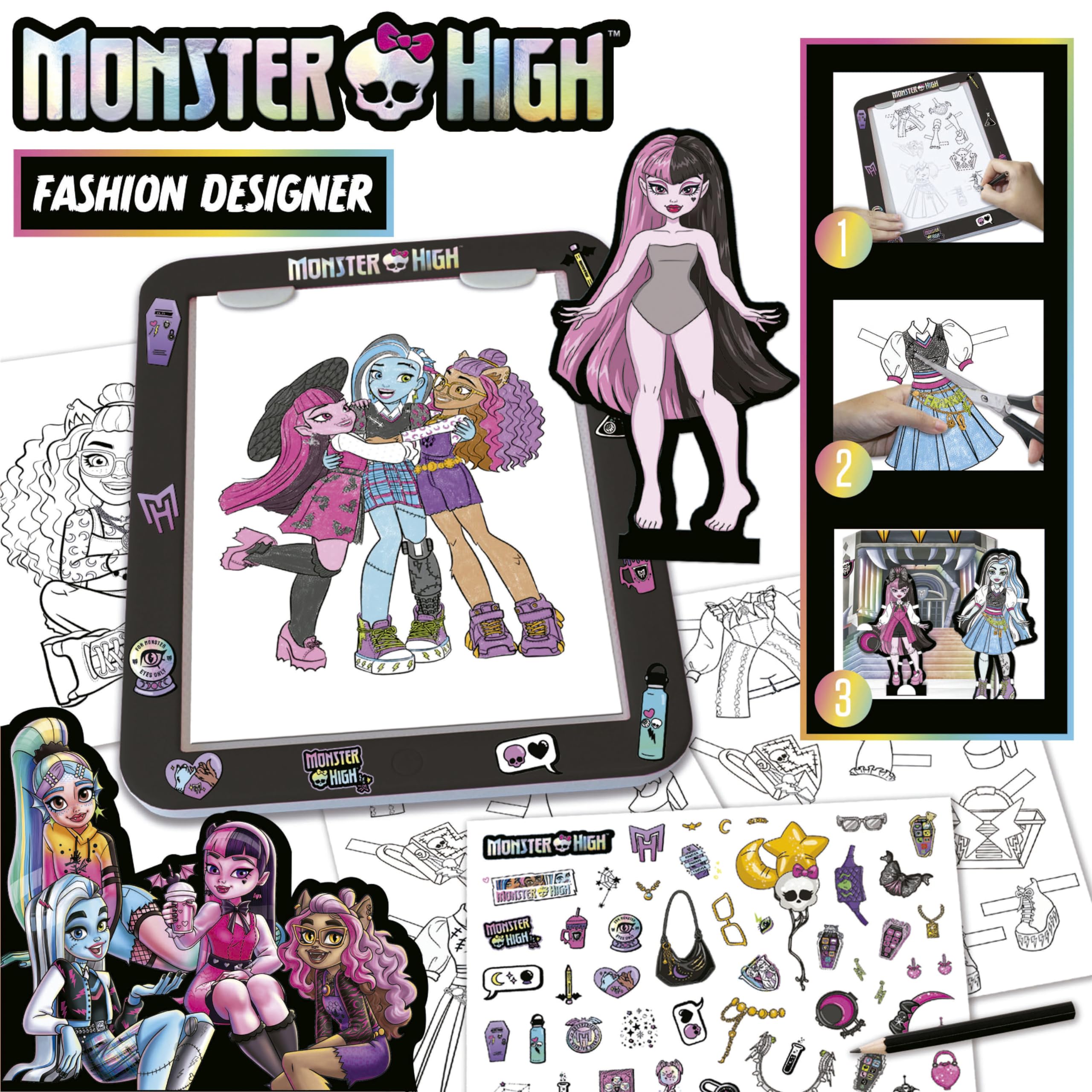 educa-monster-high-designtafel-fashion-designer-kreativset-ab-5 image 3