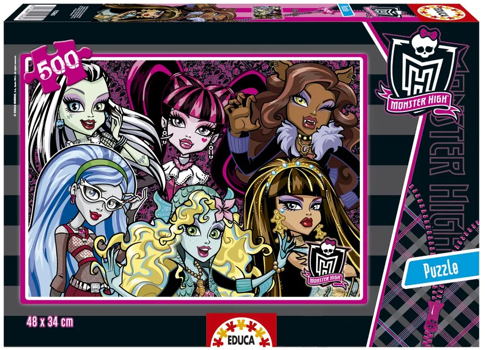 educa-monster-high-15265-puzzle-500-teile-ab-11-jahren image 1