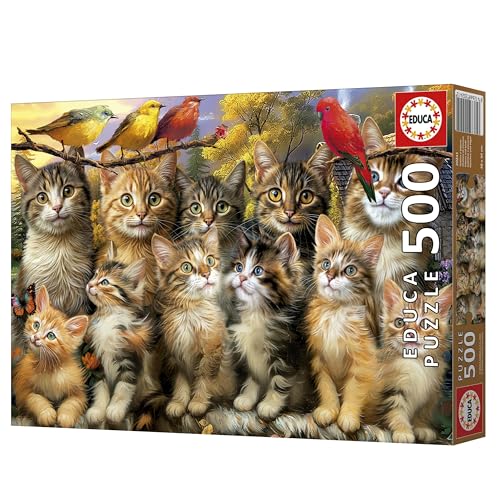educa-20241-puzzle-500-teile-k-tzchen-und-v-gel-ab-11-jahren image 8
