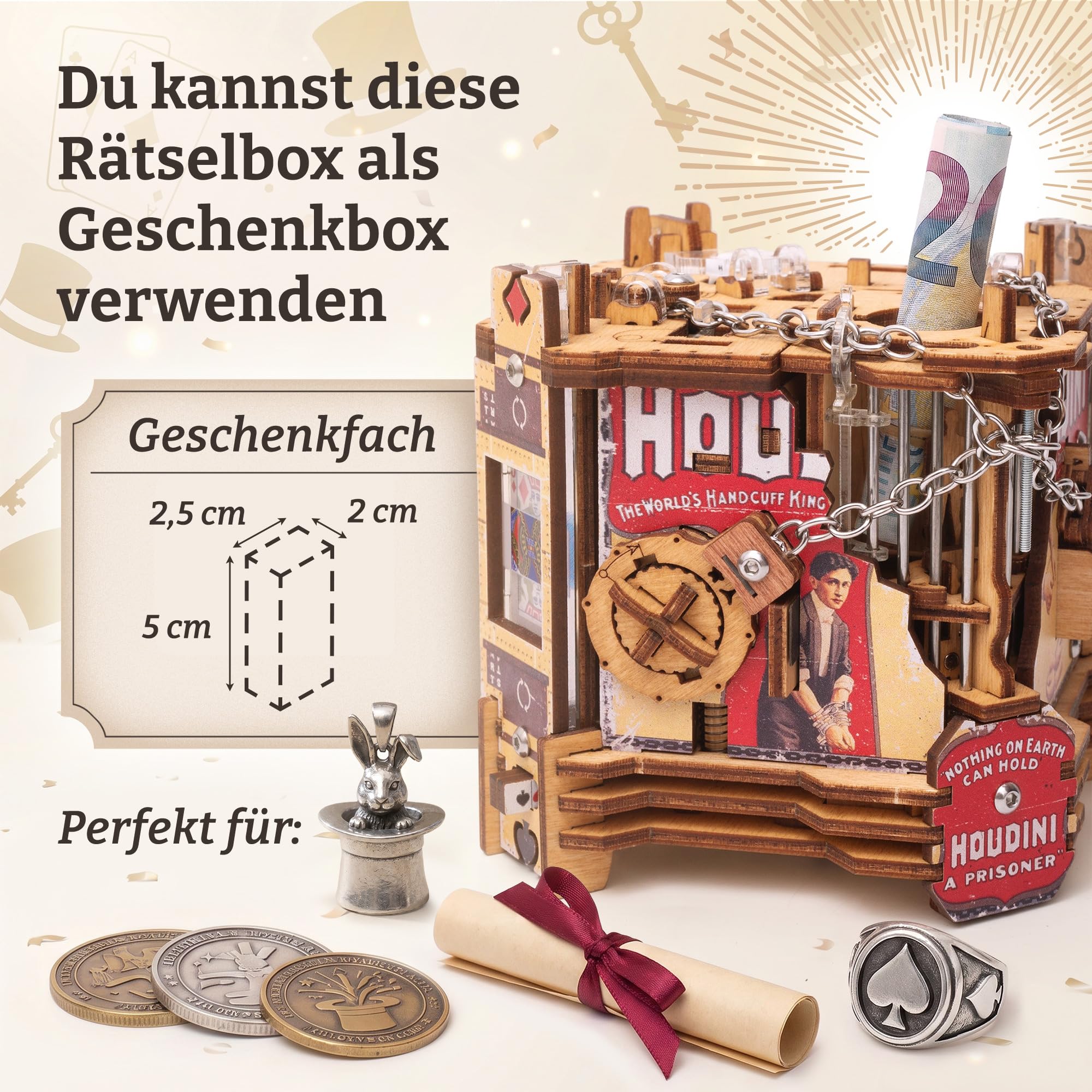 idventure-cluebox-houdinis-escape-r-tselbox-holz-ab-14-jahren image 6