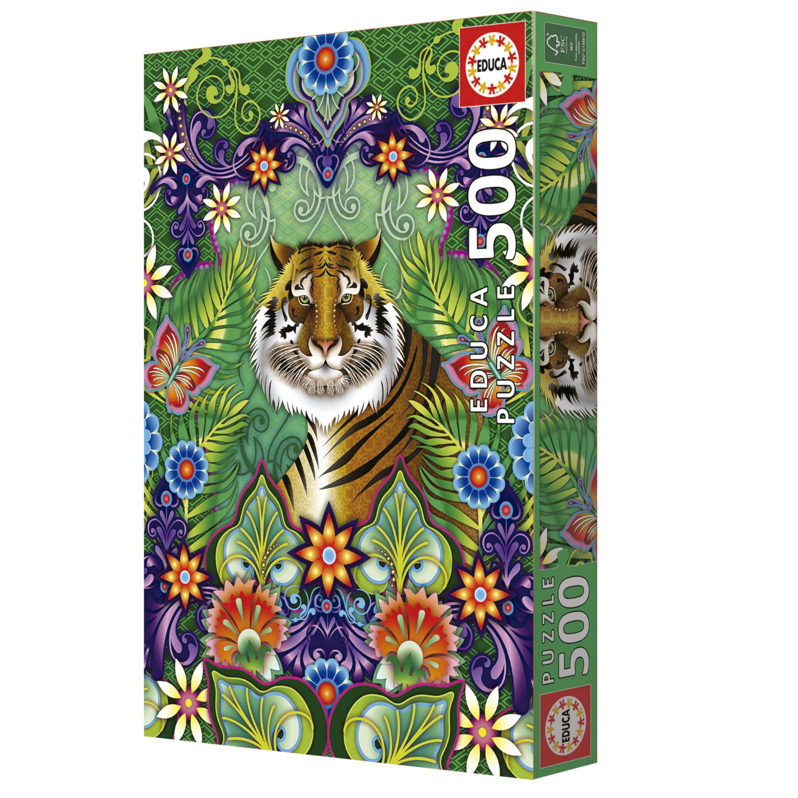 educa-bengal-tiger-19912-puzzle-500-teile-catalina-estrada-ab-11 image 6