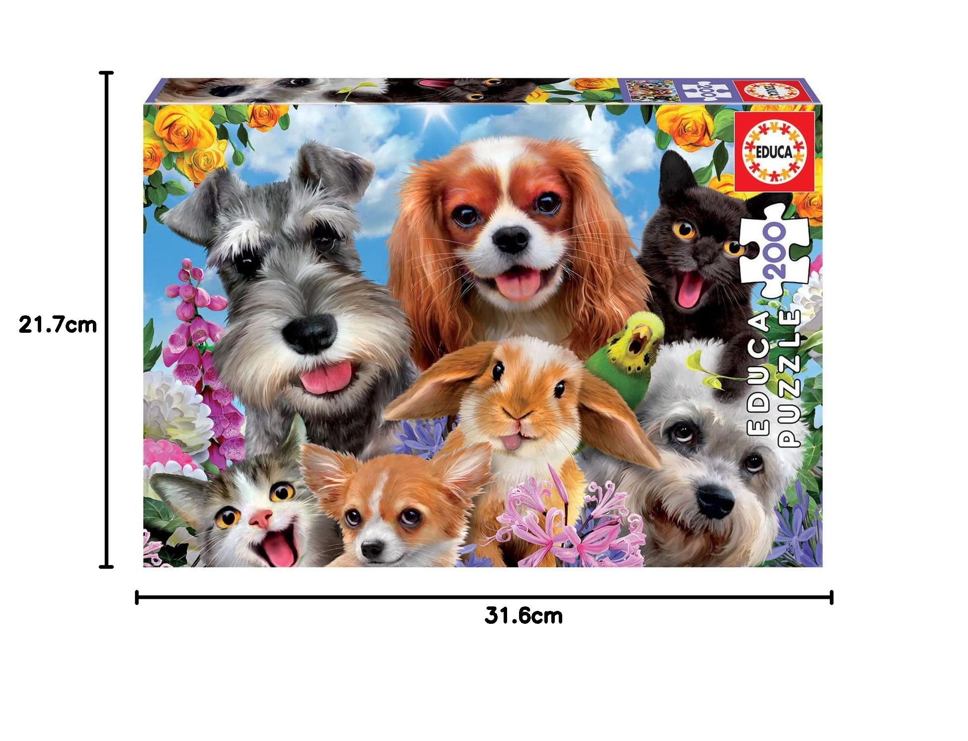 educa-selfie-haustierparade-19293-puzzle-200-teile-ab-6 image 8