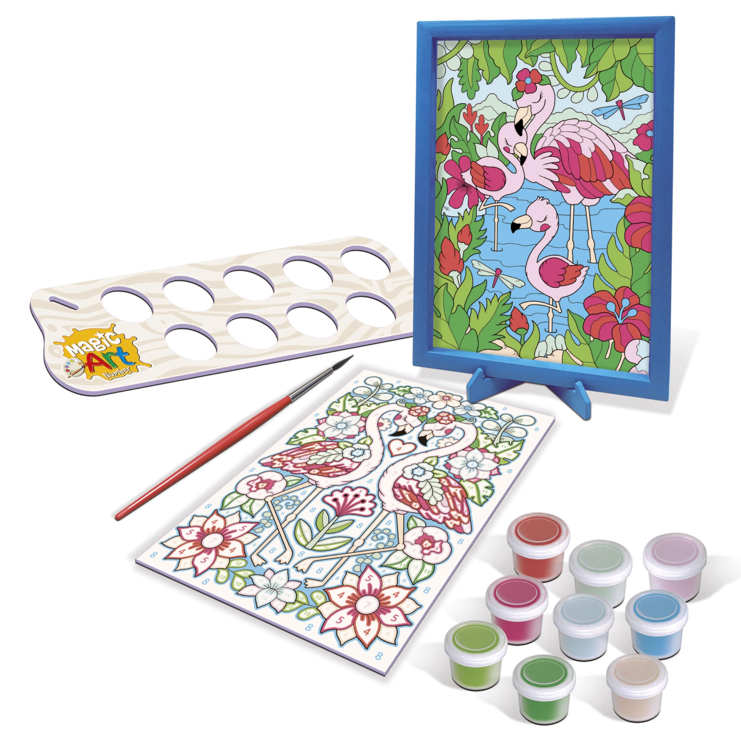 educa-magic-art-number-flamenco-malset-malen-nach-zahlen-ab-9j image 2
