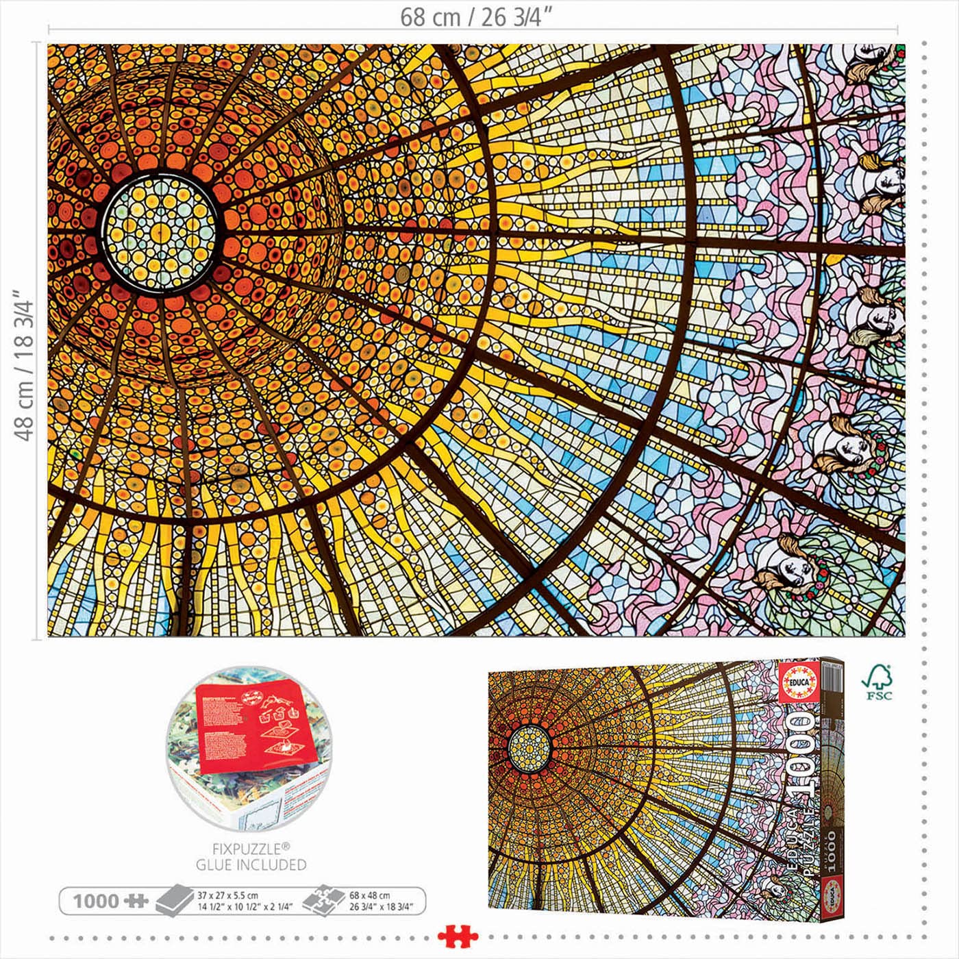 educa-catalana-puzzle-1000-teile-barcelona-ab-14-jahren image 3